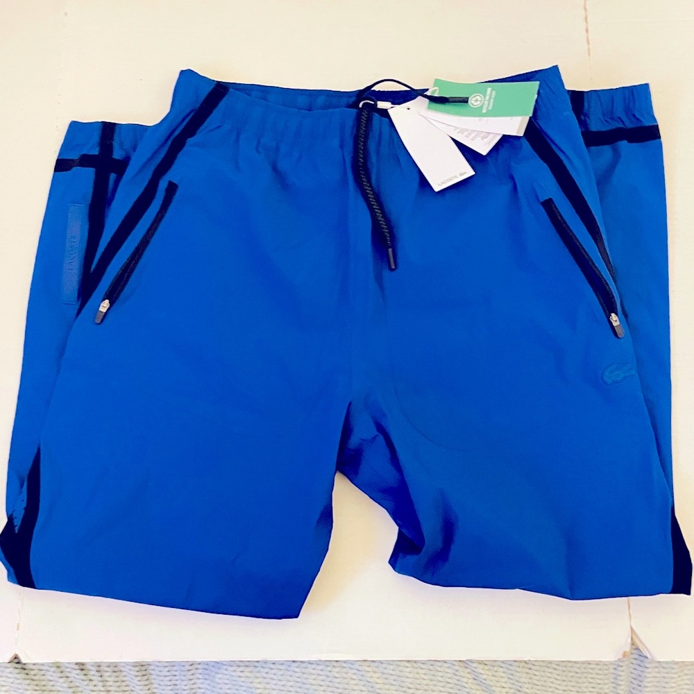 Lacoste lightweight Royal blue Joggers Men size 4-M or Medium.